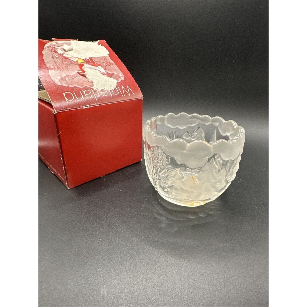Mikasa Crystal Winterland Votive Candle Holder